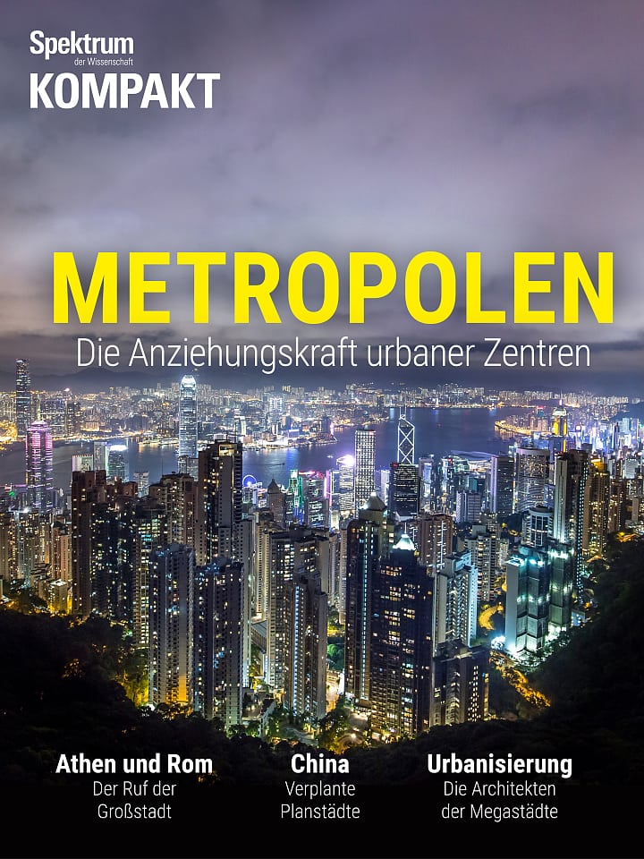 Spektrum Kompakt – Metropolen - Die Anziehungskraft urbaner Zentren Cover