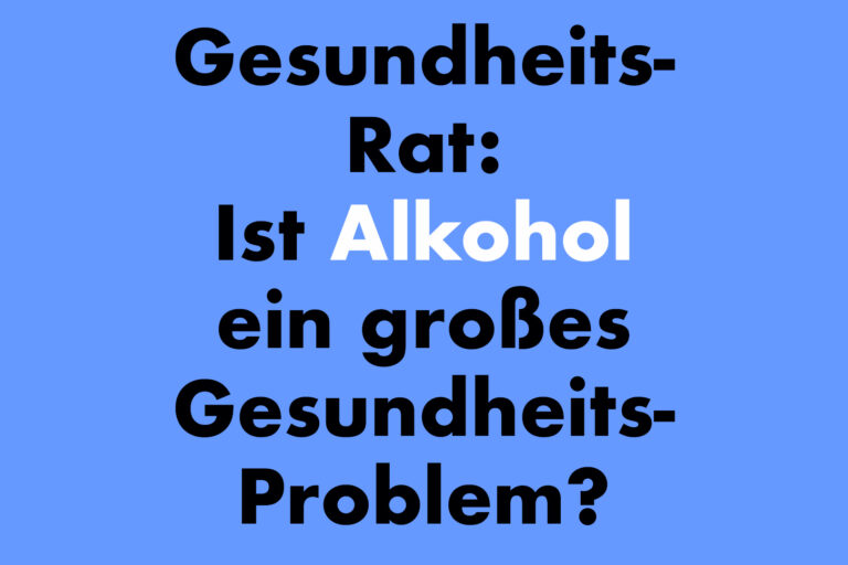 Gesundheitsrat: Alkohol soll schwerer zugänglich gemacht werden