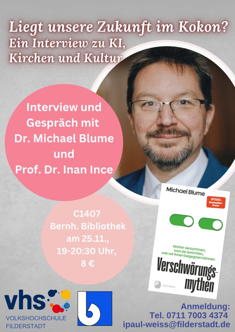Vernunft, KI & Demokratie gegen die größte Lüge – Im Dialog mit Barbara Traub, Inan Ince & der Stiftung Weltethos