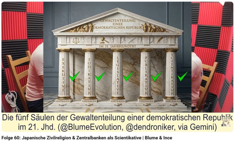 Blume & Ince 60: Japanische Zivilreligion und bundesdeutsche Gewaltenteilung inklusive Zentralbank
