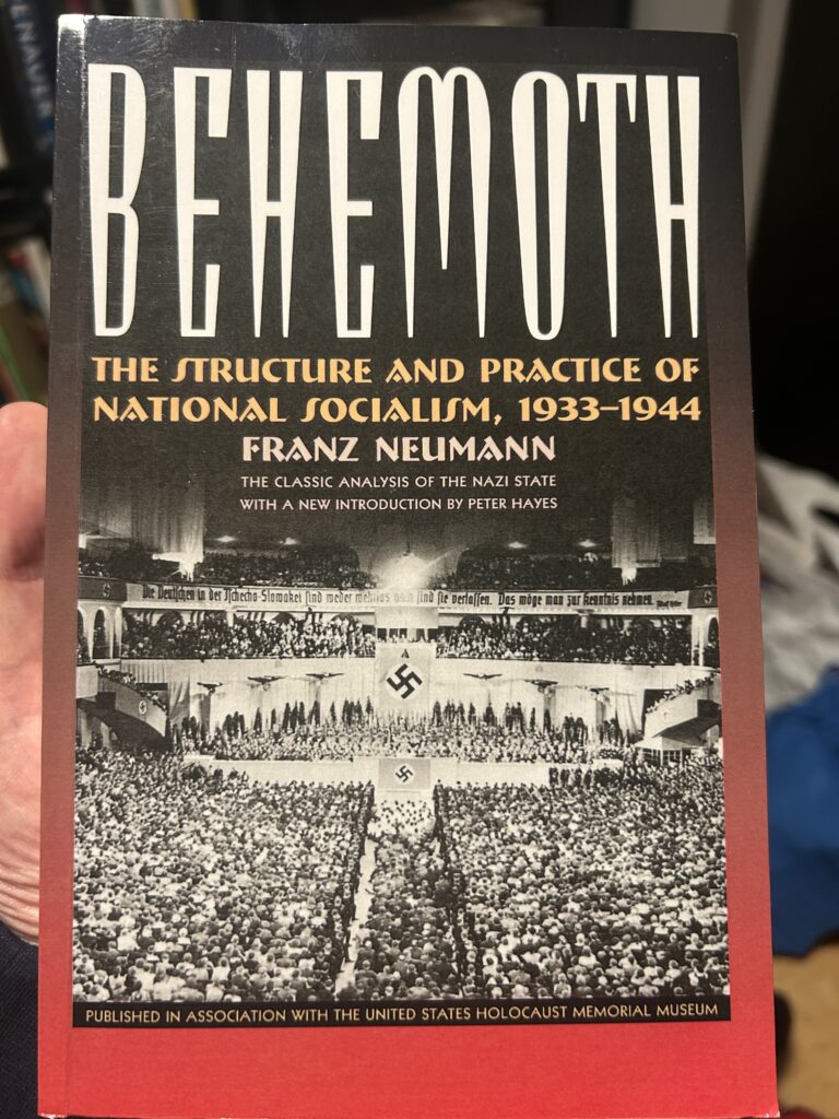 Franz Neumann (1900 – 1954) und die Öl-Obsession der Nationalsozialisten