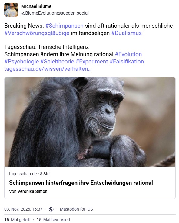 Tiere sind nicht nur Umwelt, sondern Mitwelt. Mindestens seit 1869 in Stuttgart