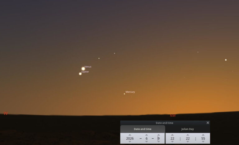 Venus-Jupiter-Konjunktion naht