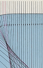 der von einem Wirbel geworfene Schatten