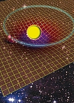 Massen krümmen den Raum