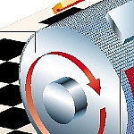 Trommel im Laserdrucker