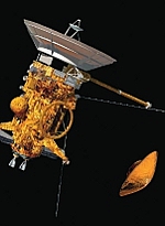 Raumsonde CASSINI nach Abwurf der HUYGENS-Landesonde