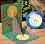 Sonnenuhr an der Brüder-Grimm-Schule 