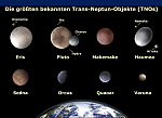 Die größten bekannten Trans-Neptun-Objekte